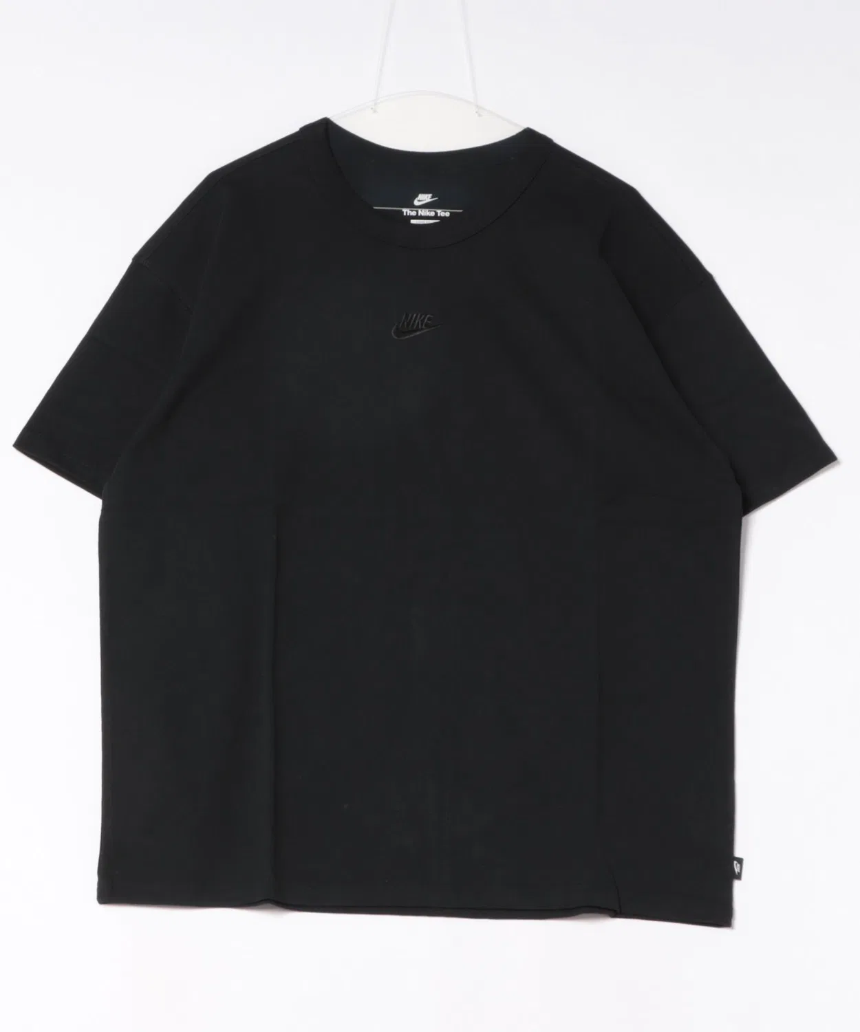 Мужская футболка с длинным рукавомиз плотного органического хлопка NIKE, Black