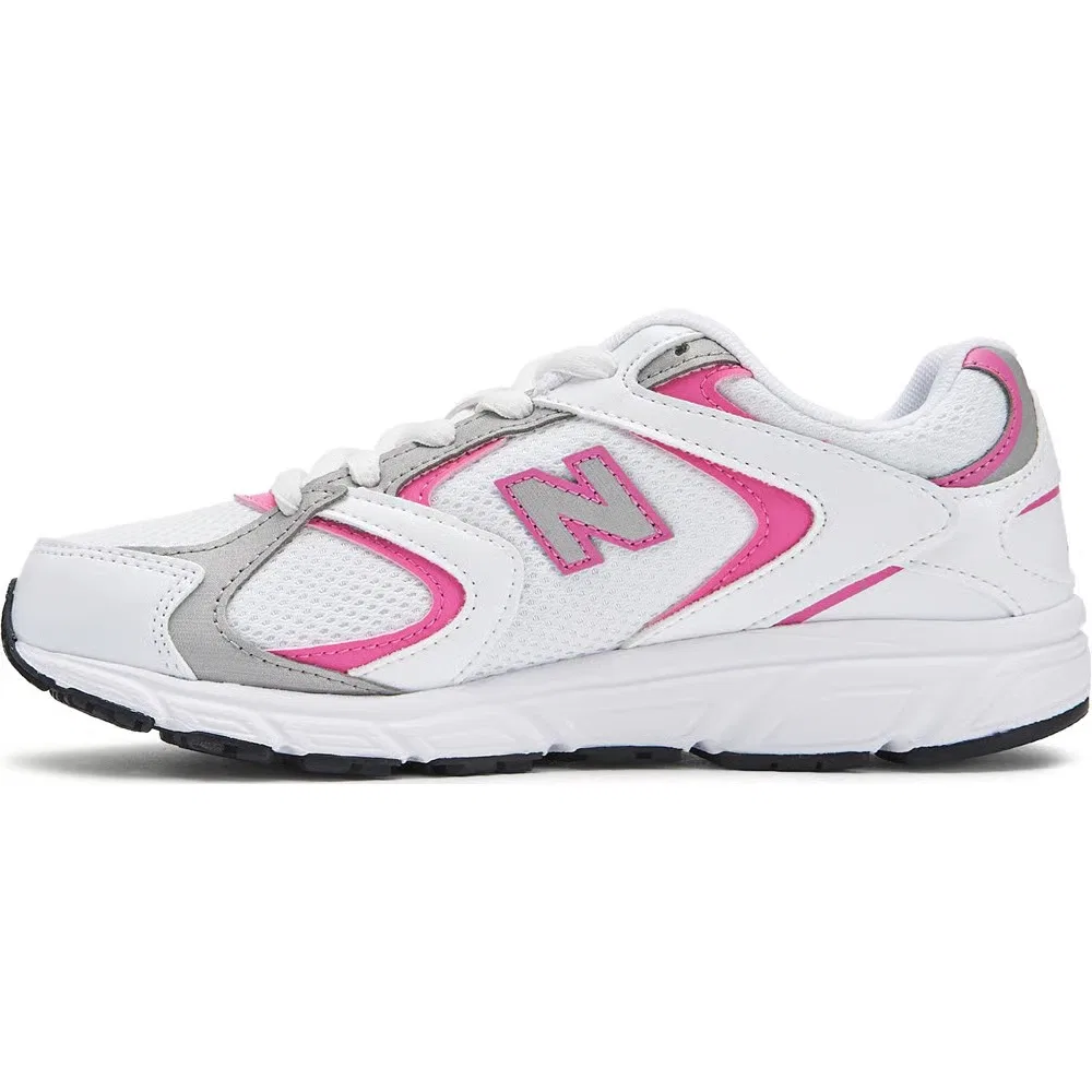 Детские кроссовки 408 New Balance, White/Pink — фото 3