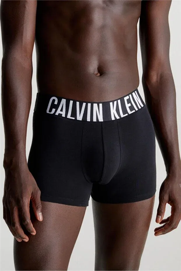 Мужские боксеры хлопковые комплект 3 шт Calvin Klein, Black — фото 2