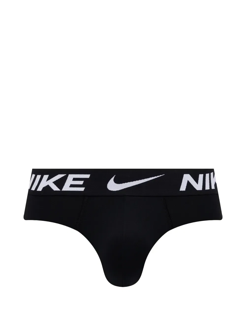 Комплект из пяти трусов с логотипом на поясе Nike, черный — фото 2
