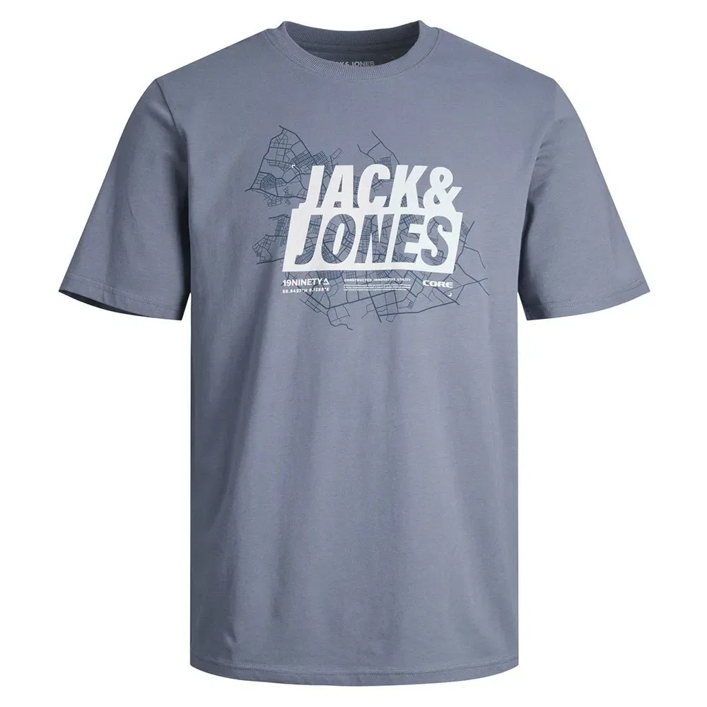 Футболка с коротким рукавом Map Summer Logo комплект 3 шт Jack & Jones, мультиколор — фото 4