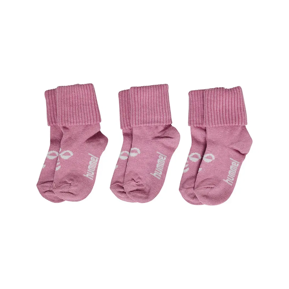 Детские носки для девочек с высоким верхом Mini Bee Hummel, Pink