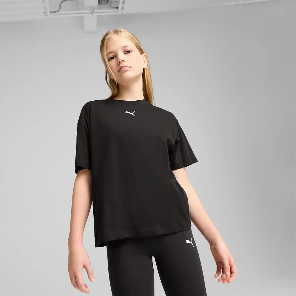 Футболка свободного кроя Puma Ess Boxy short sleeve T-shirt, черный — фото 3