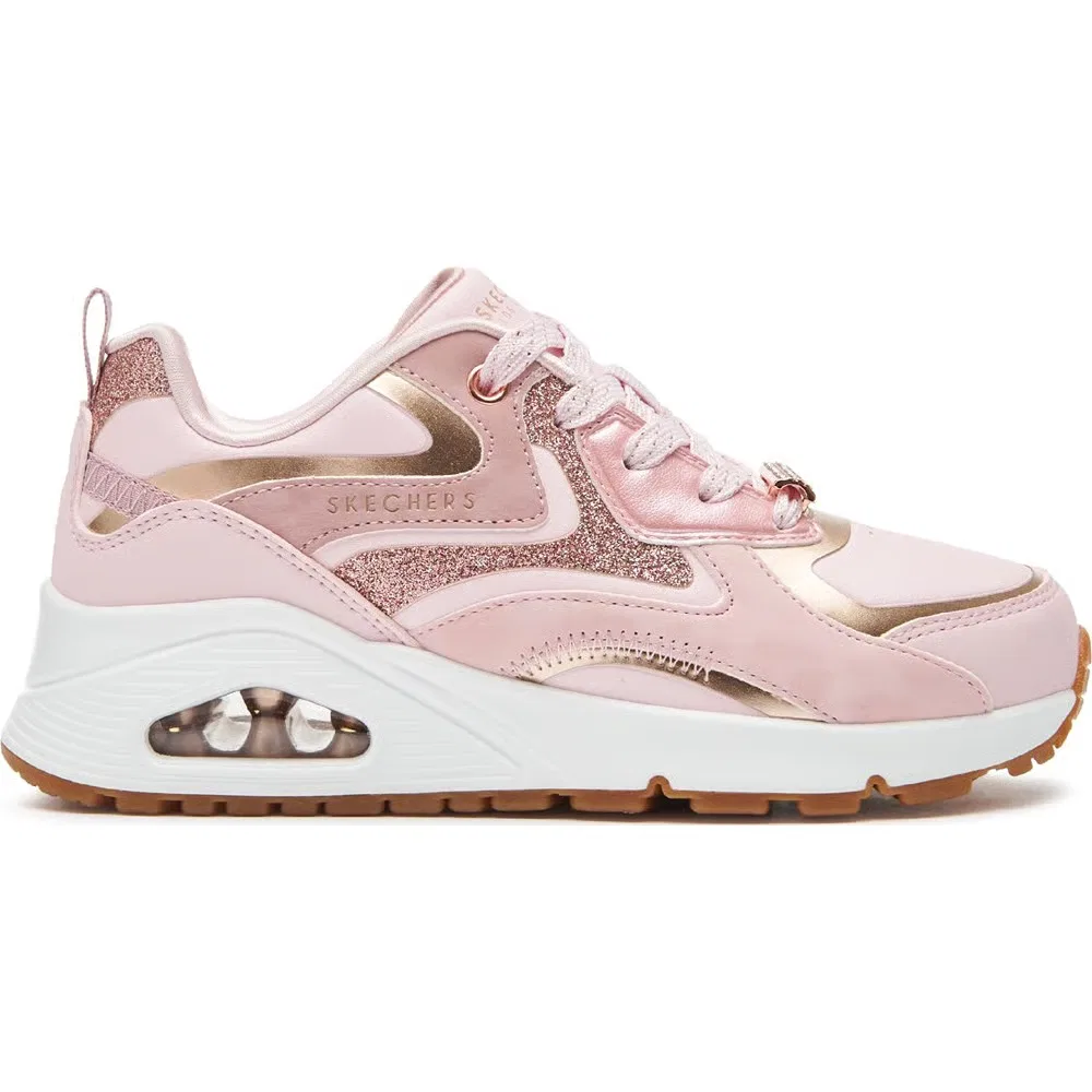 Детские кроссовки Street Uno Skechers, Pink/Rose Gold — фото 2