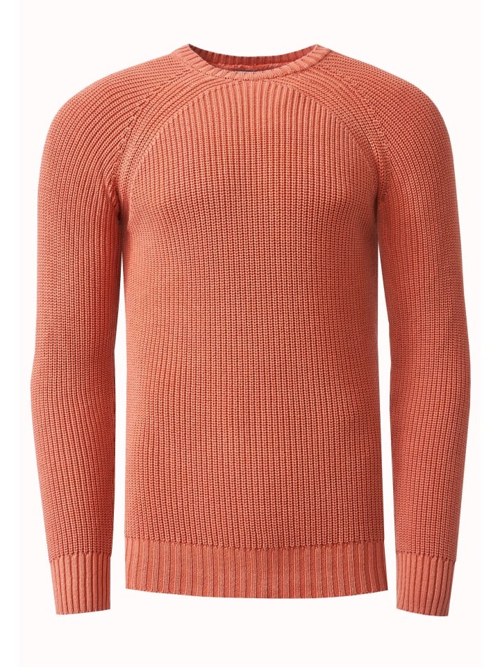 

Выцветший вязаный свитер в винтажном стиле оранжевого цвета Rusty Neal