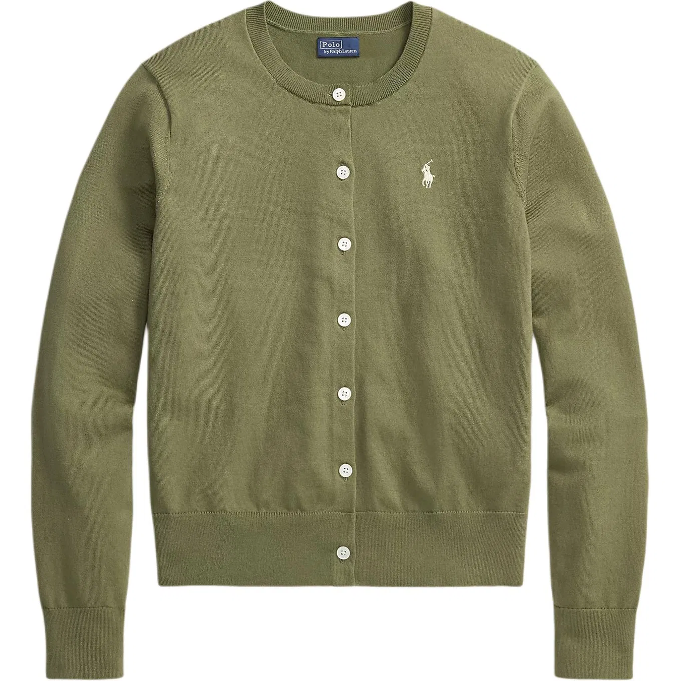 Джемпер женский с круглым вырезом, Willow Green, Polo Ralph Lauren