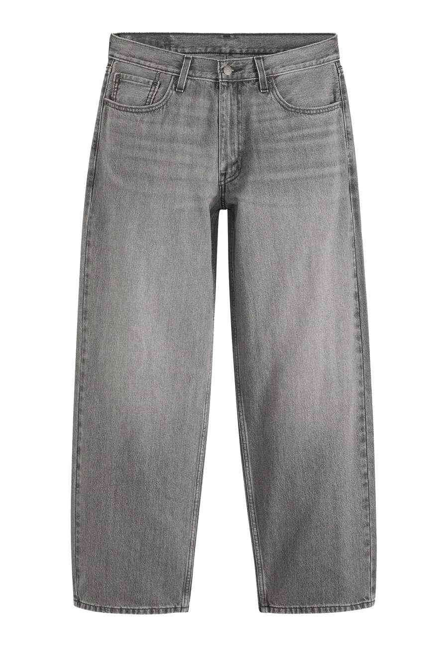 Джинсы LEVI'S Baggy '578 Baggy' темно-серого цвета