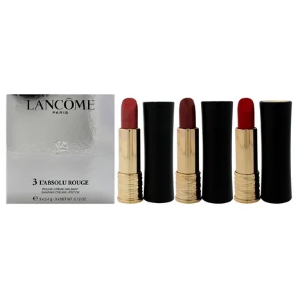 Женский набор губных помад 3 шт. 3,6 мл L'Absolu Rouge Lancome, Rose Nu Rose Nature Caprice De Rouge