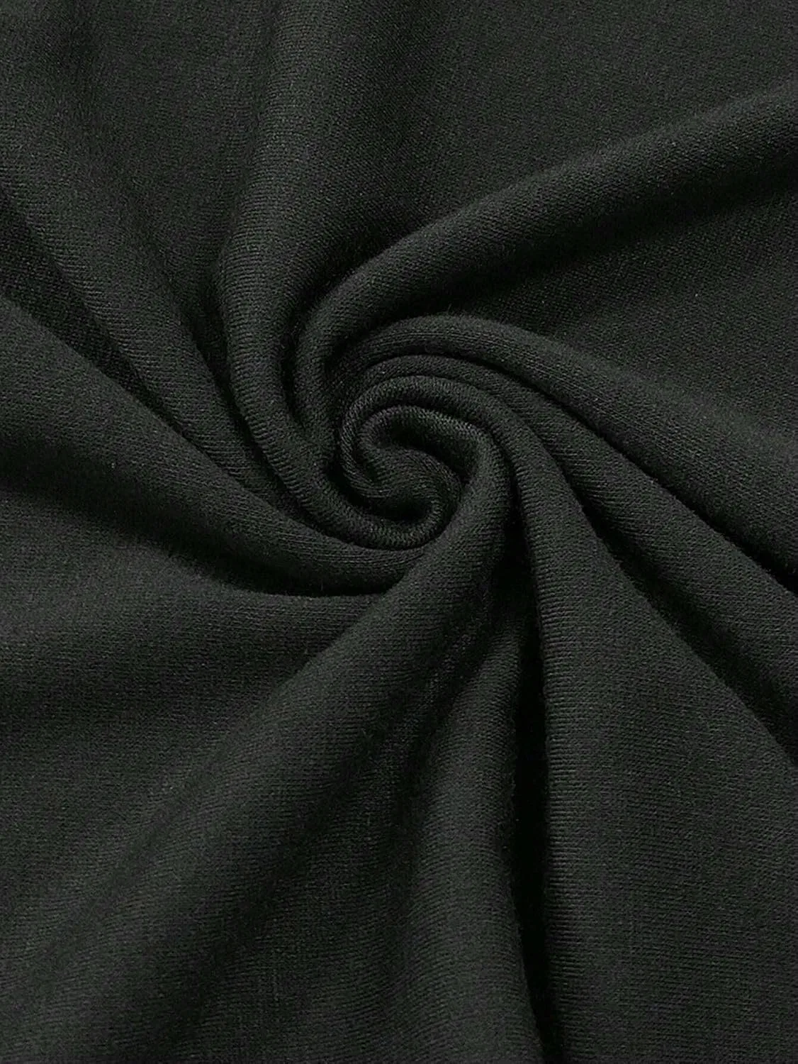 Женское облегающее платье с V-образным вырезом и завышенной талией Black, Black — фото 4