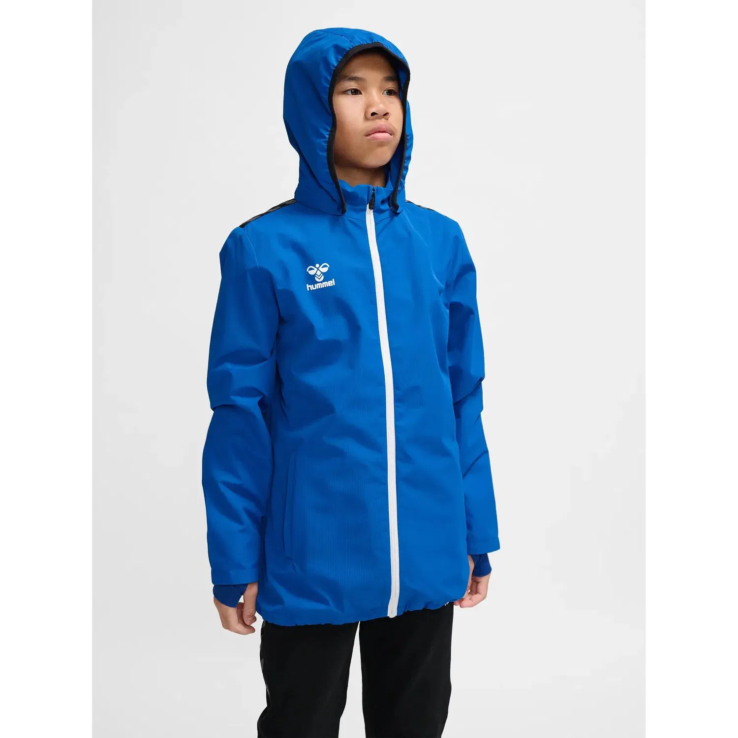 Детская водонепроницаемая куртка Hummel Authentic, Blau Atlantikblau — фото 3