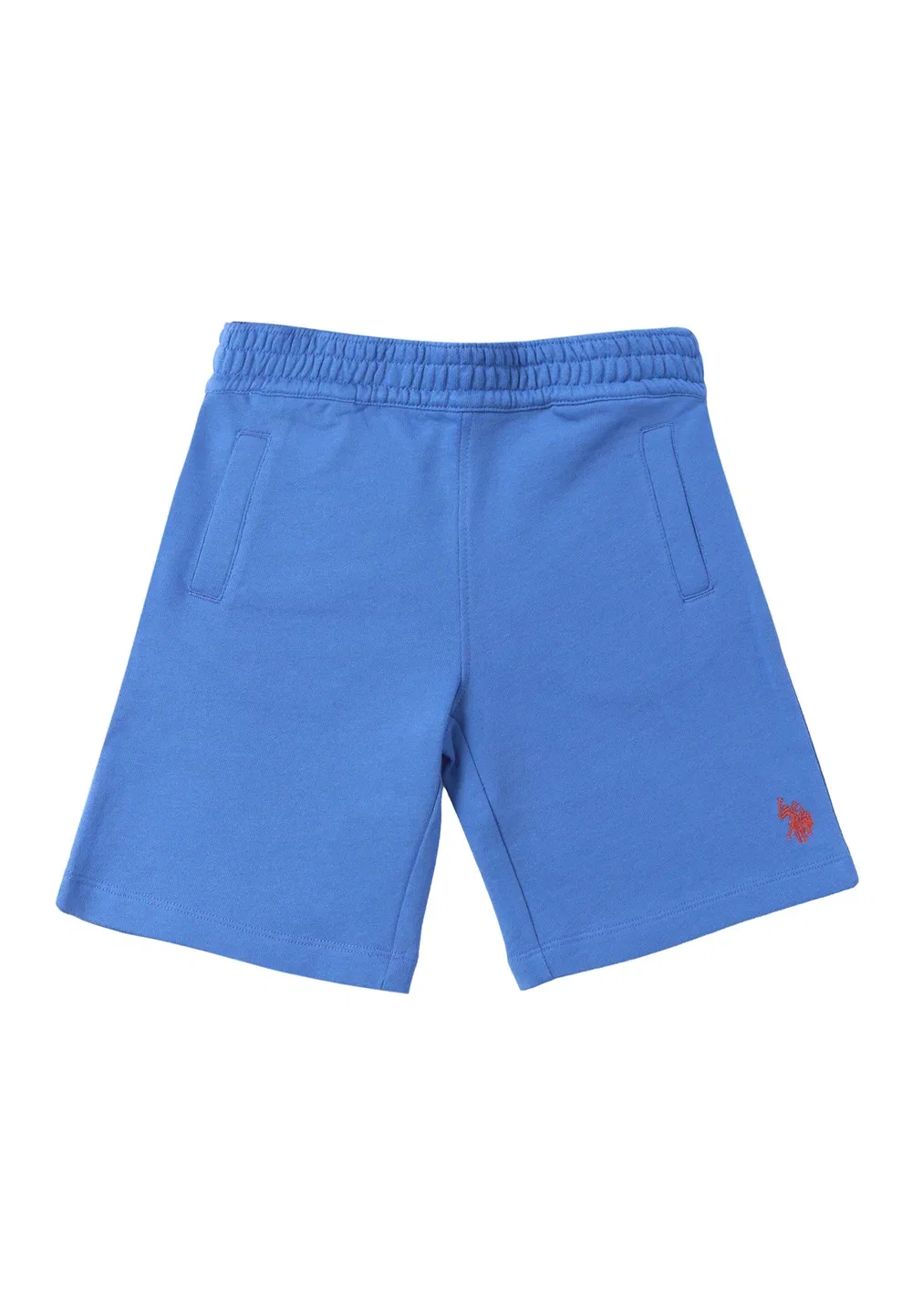 Pantalone corto sportivo da bambino con vita elasticizzata e tasche Laterali - спортивные штаны U.S. Polo Assn., Blu — фото 4