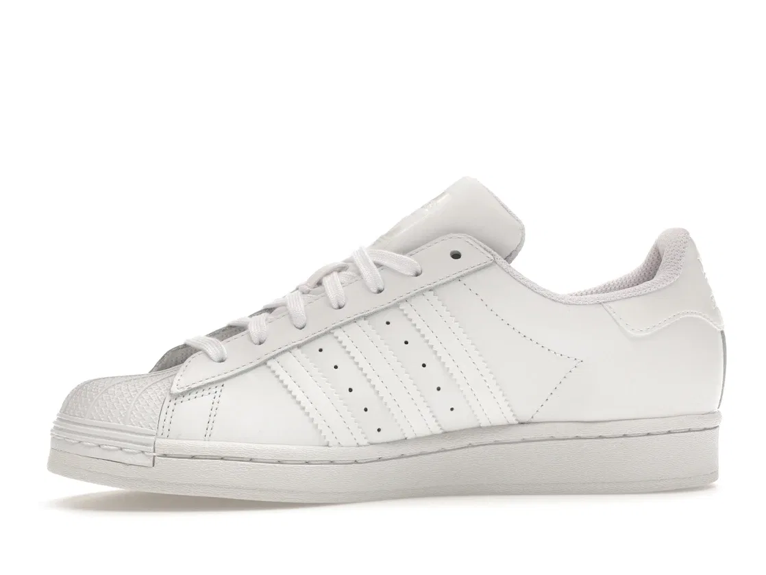 Детские кроссовки Lifestyle с ракушкой Adidas Superstar, Cloud White/Cloud White/Cloud White — фото 3