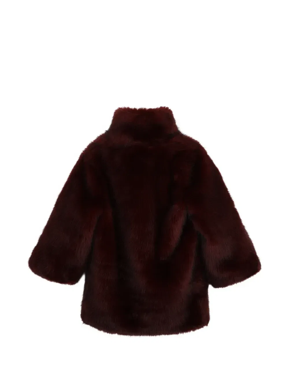 Шуба из искусственного меха Chloe Kids, красный — фото 2