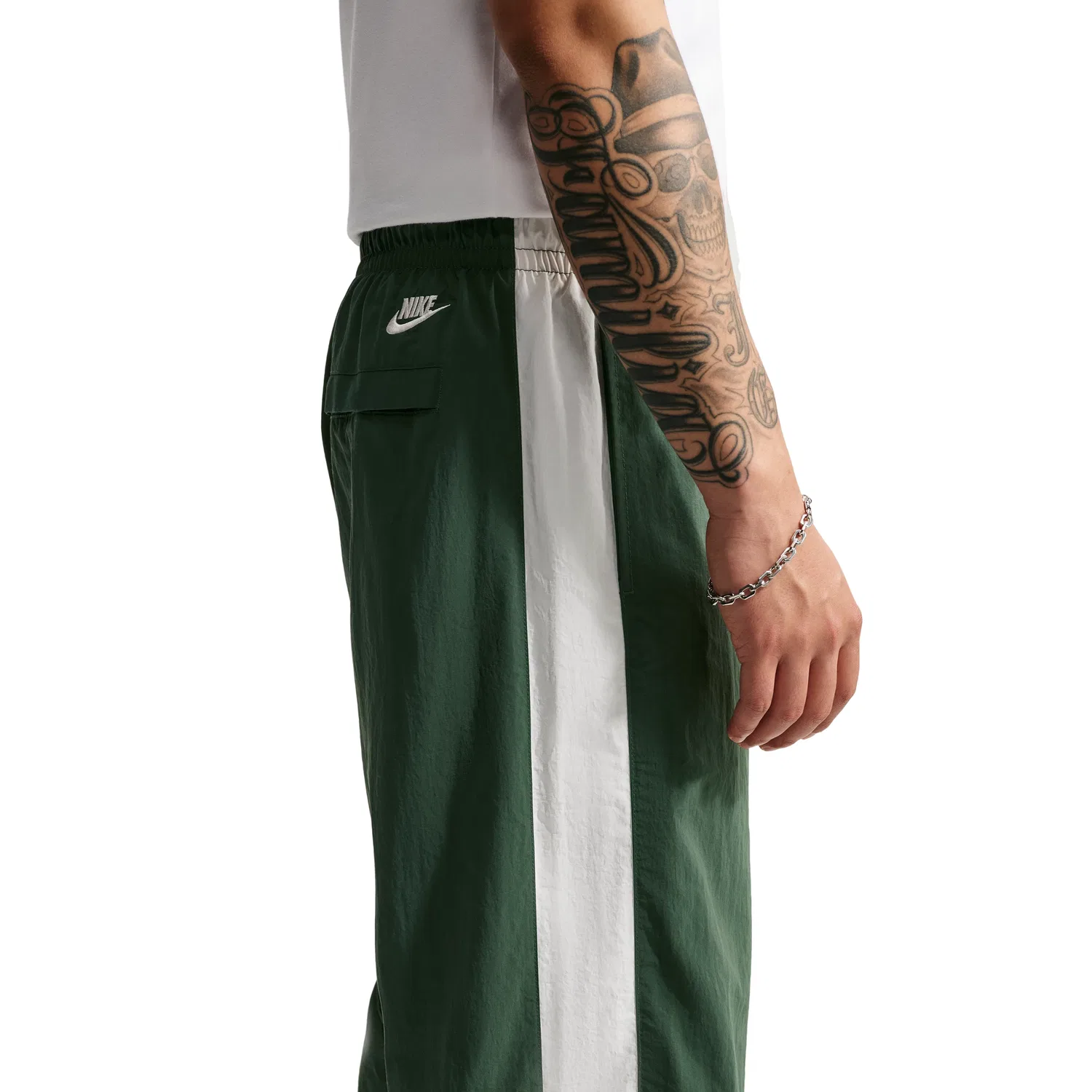 Мужские спортивные брюки с принтом Nike Sportswear Club Fir Phantom, зеленый — фото 2