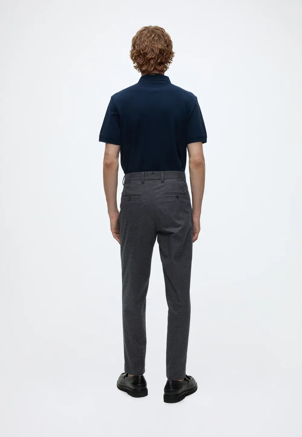 Брюки с мелким рисунком Tommy Hilfiger, Navy Blue — фото 3