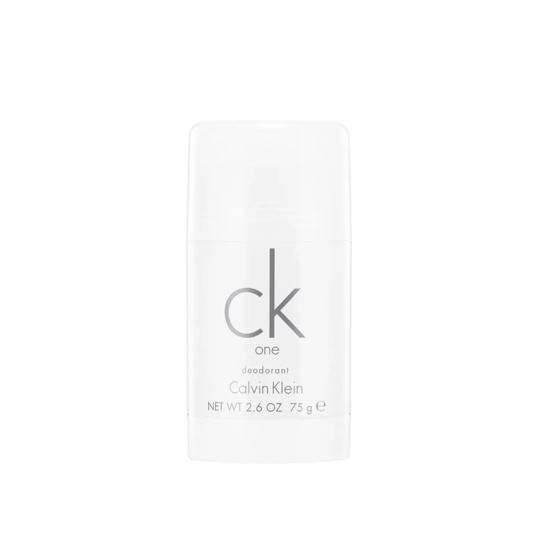 Дезодорант-стик Calvin Klein CK One - с нотами зеленого чая, бергамота, кардамона, фиалки и амбры. 73.71 г