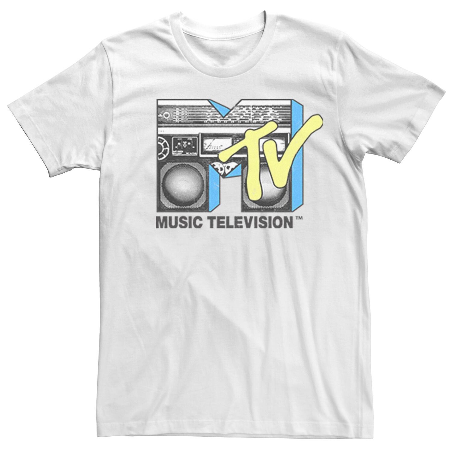 

Мужская футболка с логотипом MTV Boombox и короткими рукавами Licensed Character