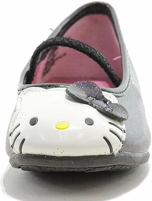 Детские балетки для девочек Hello Kitty, Black — фото 3