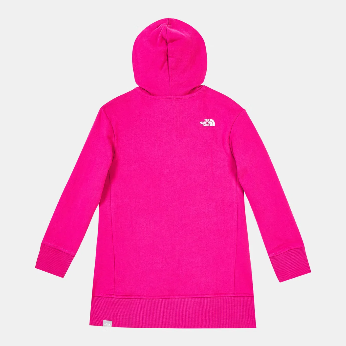 Худи детское с принтом на груди, The North Face, розовый — фото 2