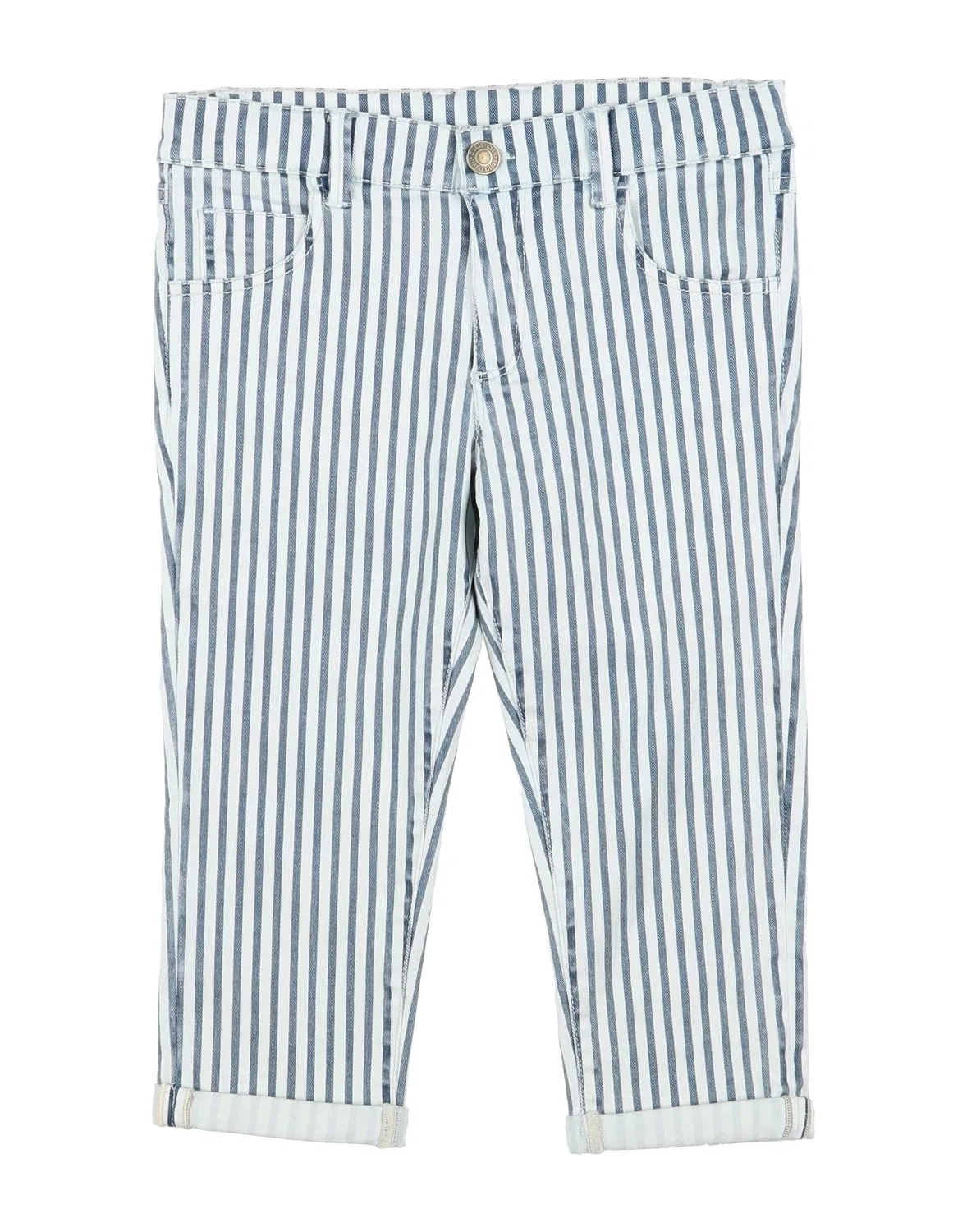 Детские джинсы для девочек прямого кроя Guess, белый