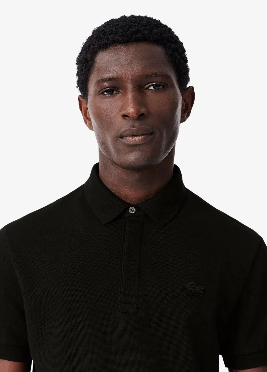 Футболка поло Lacoste Paris Regular Fit, черный — фото 2