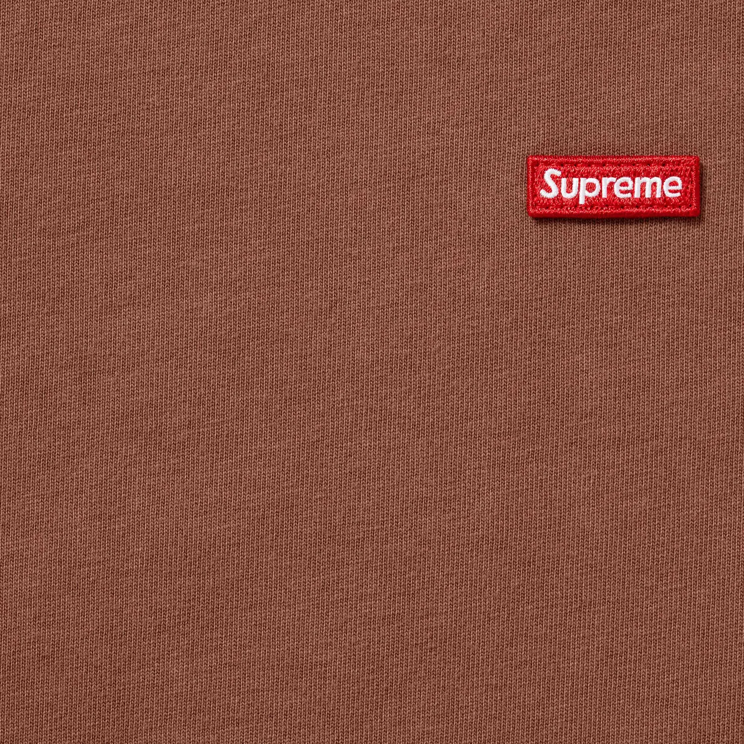 Футболка с принтом Supreme Small Box Tee, Brown — фото 2