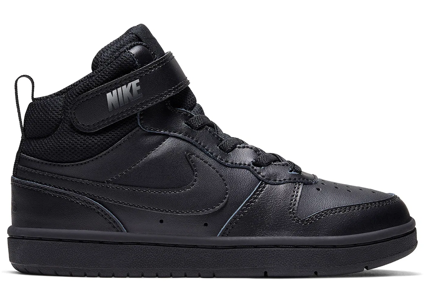 Детские кроссовки Lifestyle Nike Court Borough Mid 2, Black/Black/Black