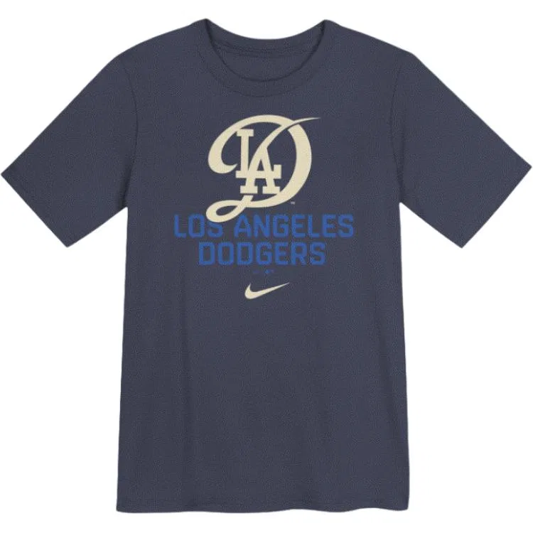 Футболка с круглым вырезом MLB Pre School, Nike, Navy Blue