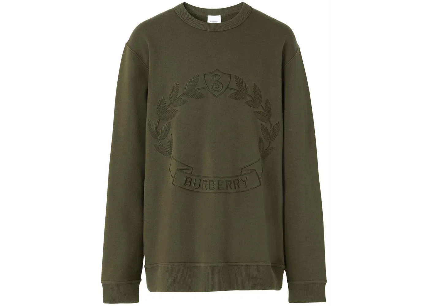 Мужской свитшот с вышивкой Burberry, Green