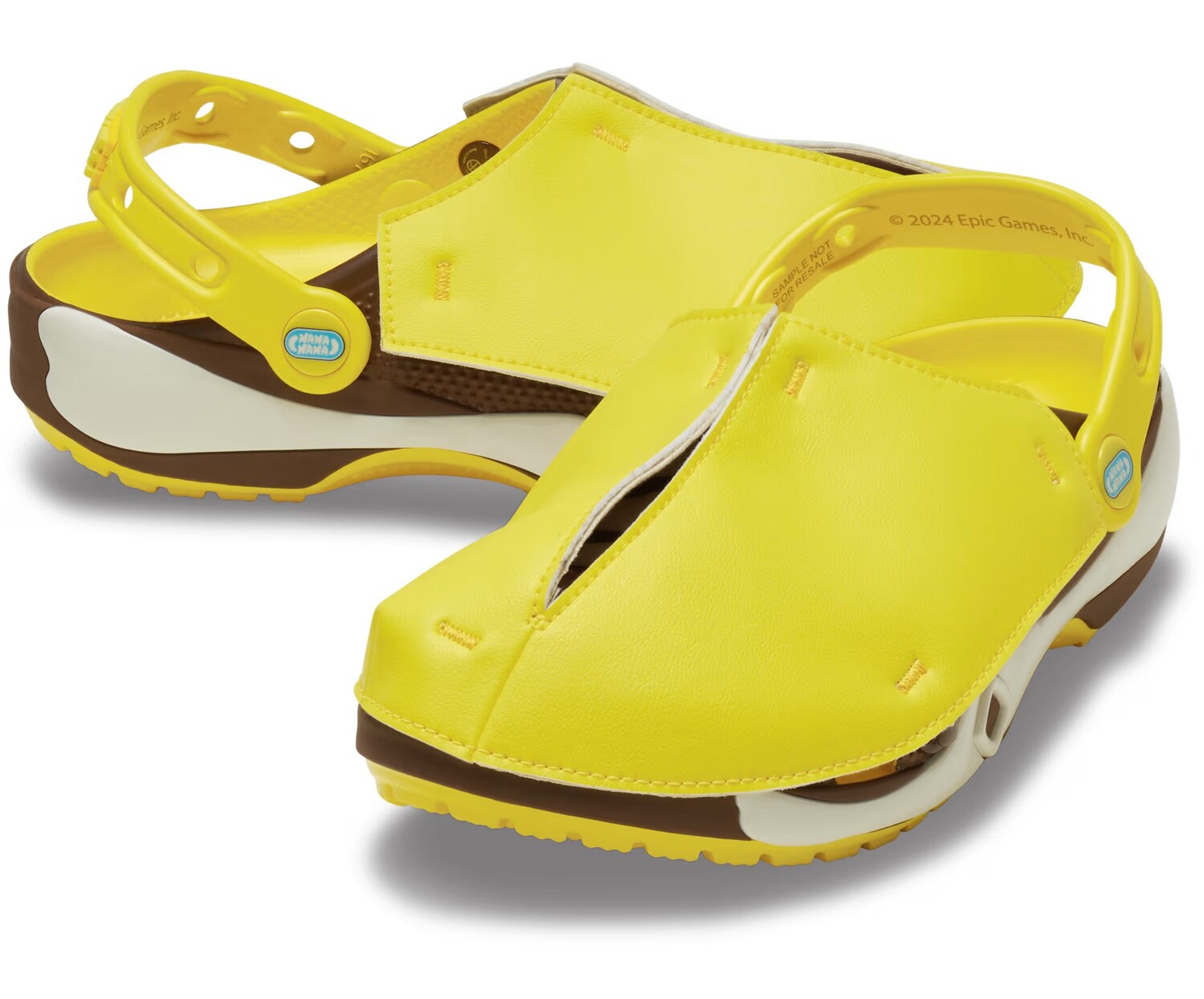 Сабо Crocs Classic x Fortnite Peely, желтый