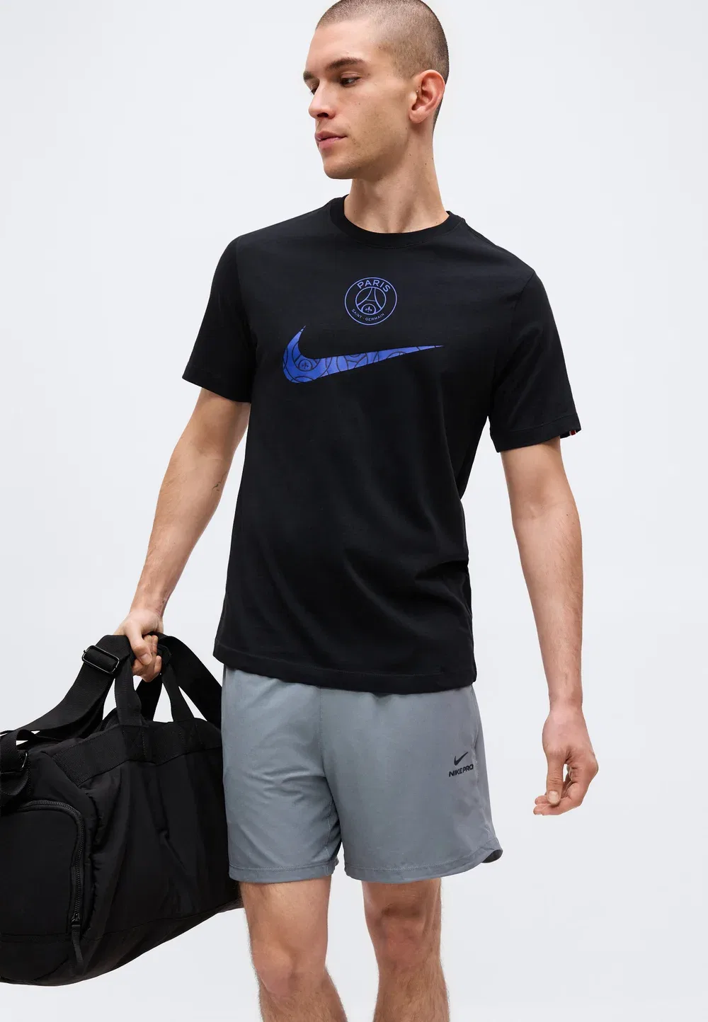 Футболка ПСЖ - клубная одежда Nike Performance, Black — фото 4