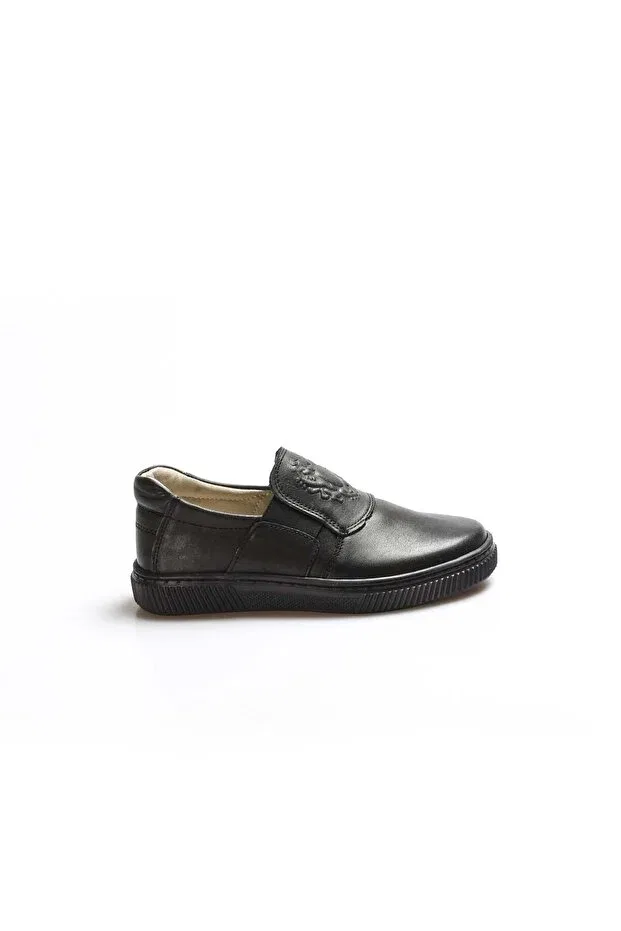 Детские повседневные туфли для девочек из натуральной кожи Inside and outside genuine leather black unisex children's casual shoes ah 07770161916 Ayakkabıhane, Black — фото 2