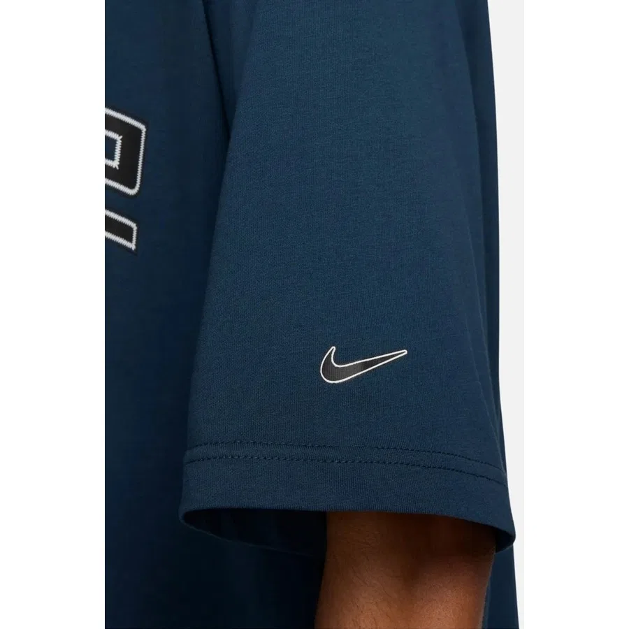 Женская футболка свободного кроя с принтом Phoenix Graphic Nike, Темно-синий — фото 4