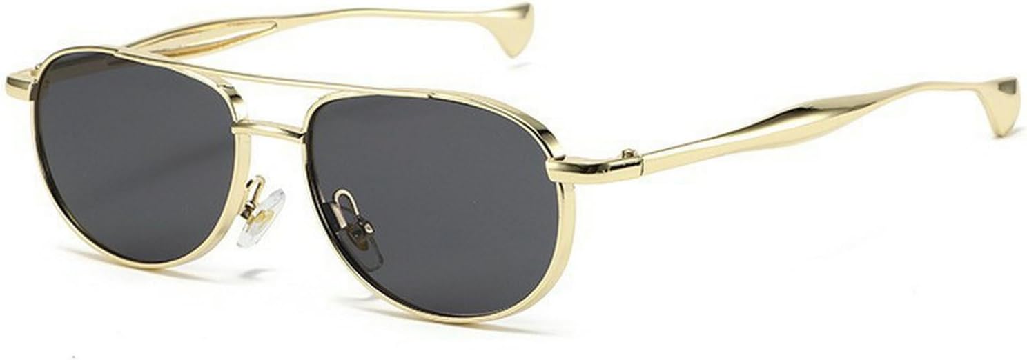 

Солнцезащитные очки Laureles Gold Champange Pilot для женщин, модные солнцезащитные очки с градиентным переходом для вождения, мужские солнцезащитные очки для активного отдыха, C2