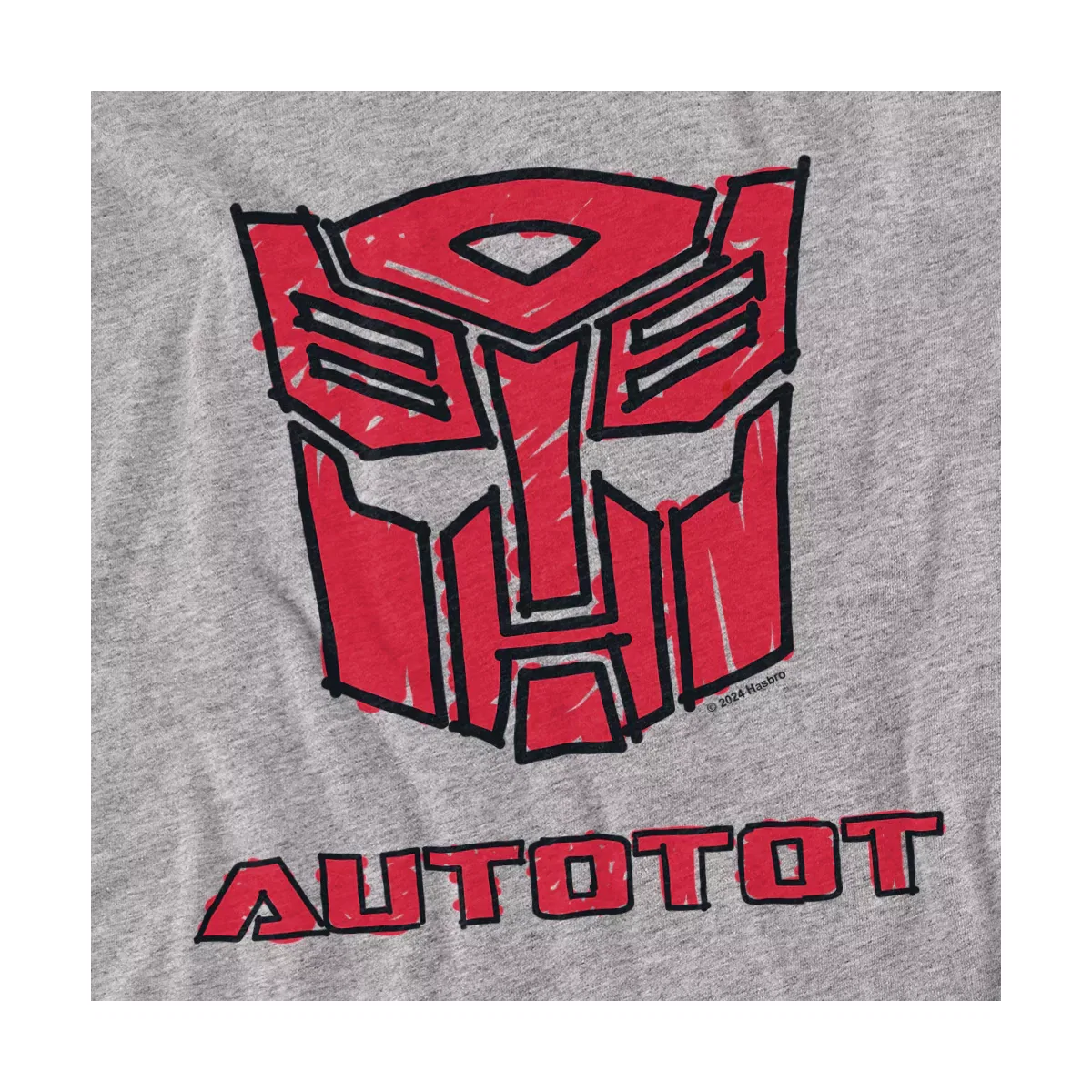 Детское боди с коротким рукавом Transformers, Athletic Heather — фото 2