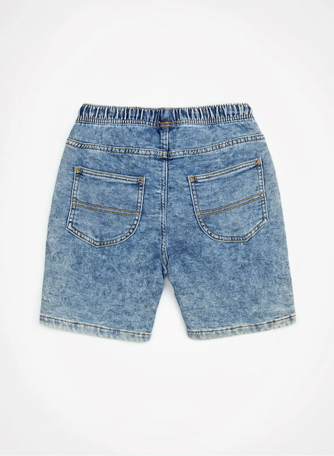 Шорты с принтом для мальчика Web Denim, синий — фото 2