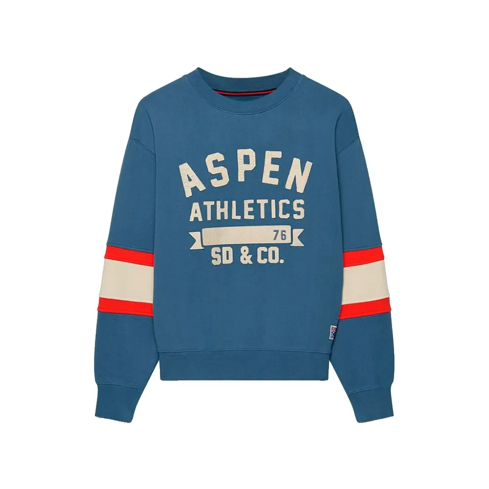 Женский свитшот с принтом Preppy Ski Superdry, Blue — фото 3