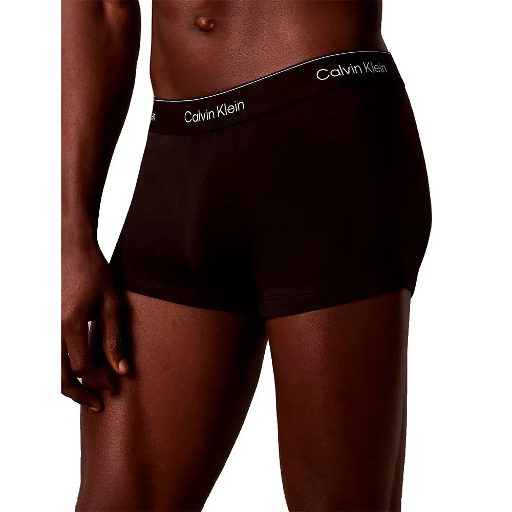 Мужские трусы-слипы с низкой посадкой Calvin klein LV00NB4478, Black