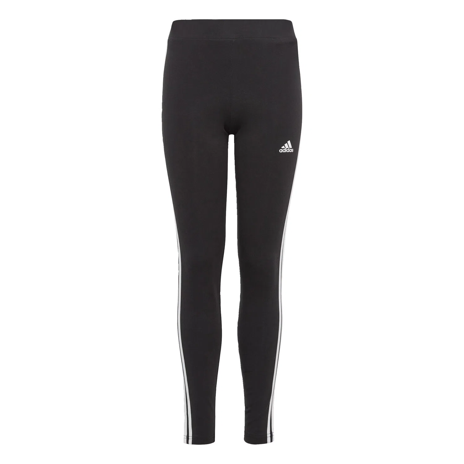 Детские леггинсы с тремя полосками Essentials 3-Streifen Cotton Adidas, Schwarz Weiss
