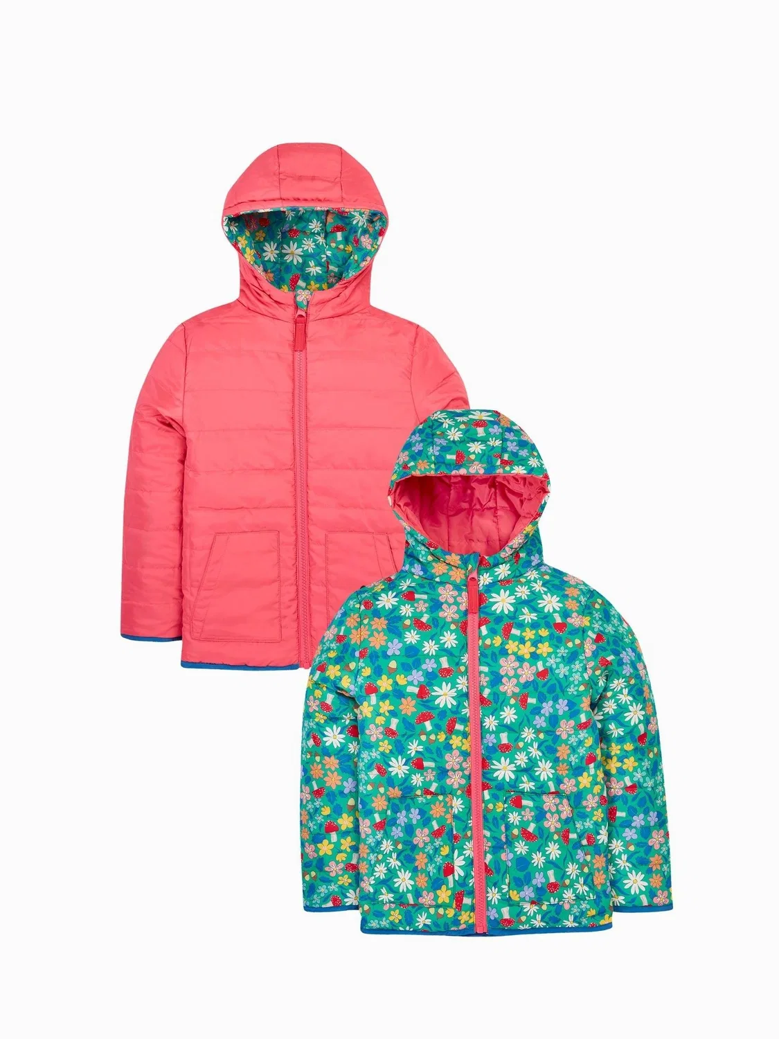 Куртка утепленная Reversible Toasty Trail Frugi, розовый