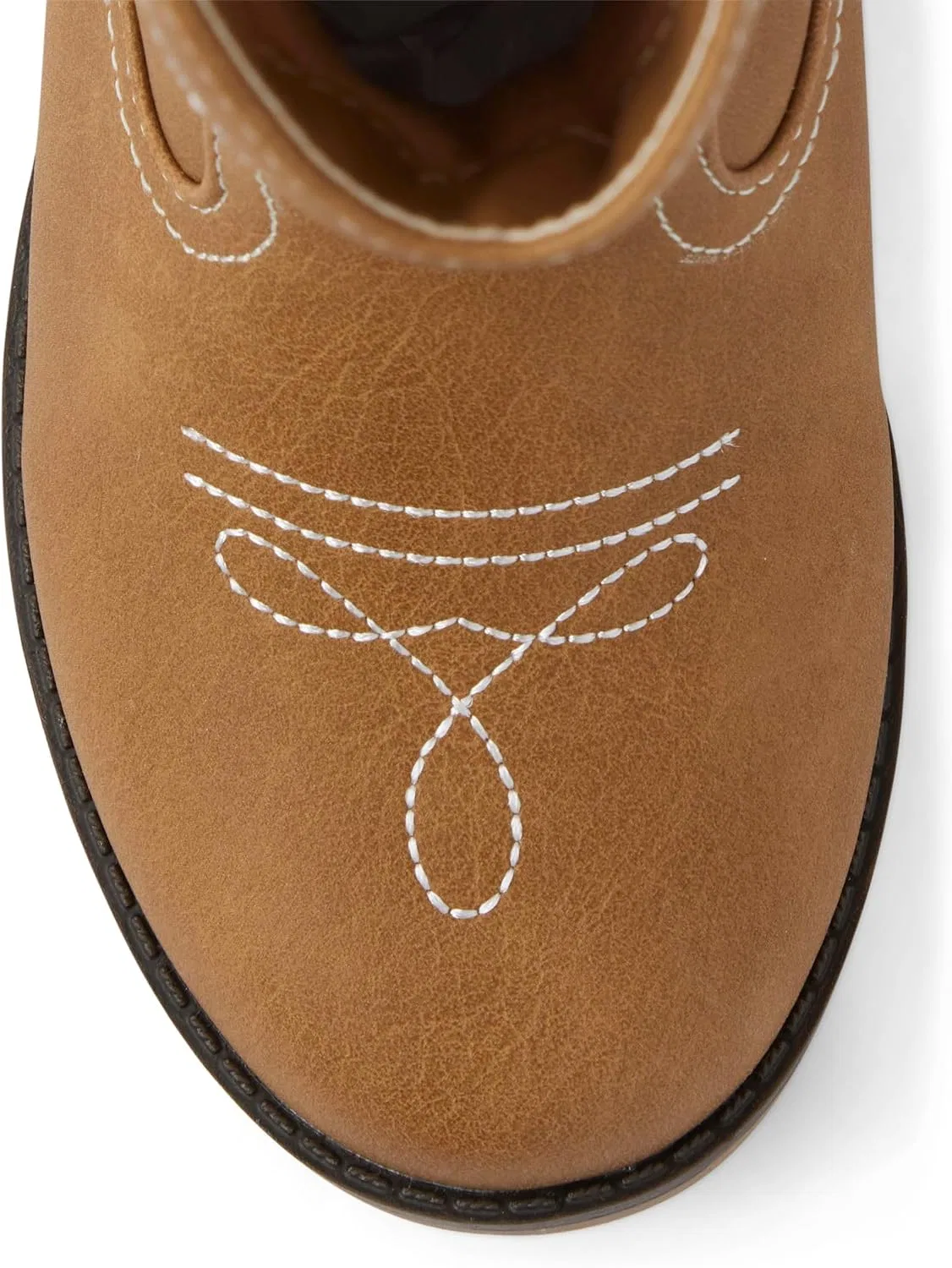 Детские сапоги для девочек с принтом Cowgirl Boots Western Gymboree, Tan Hearts — фото 2