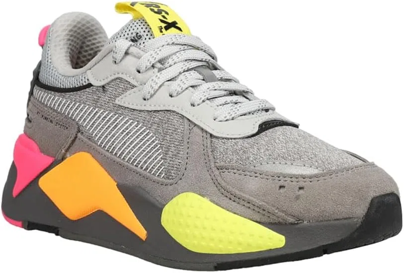Детские кроссовки для мальчиков с принтом Rs X Highlighter PUMA, Grey — фото 2