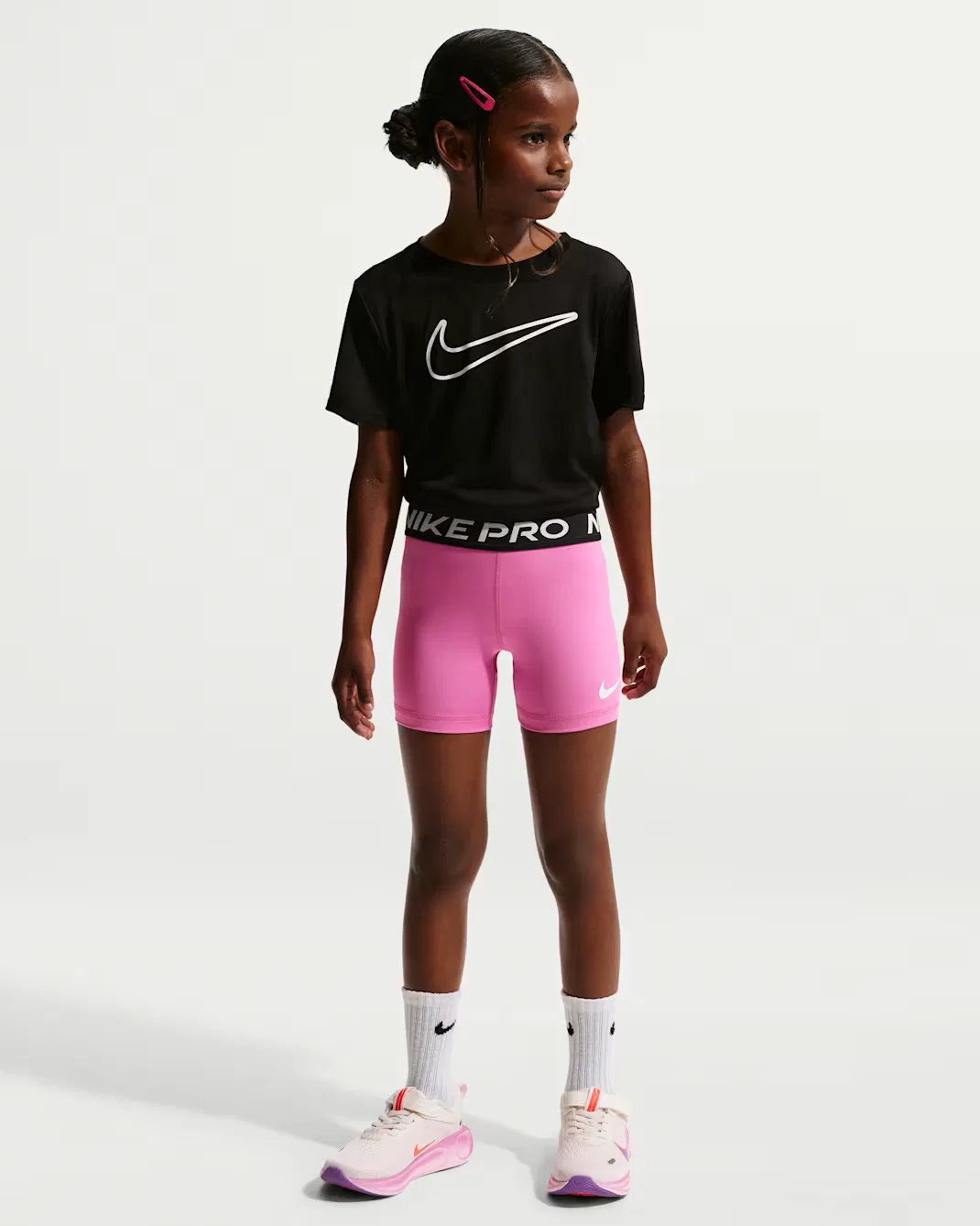 Детские шорты Dri-FIT Nike Pro, Playful Pink