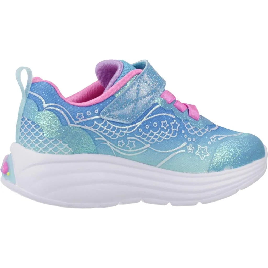Детские кроссовки с принтом My Dreamers Skechers, Blau Bunt — фото 4