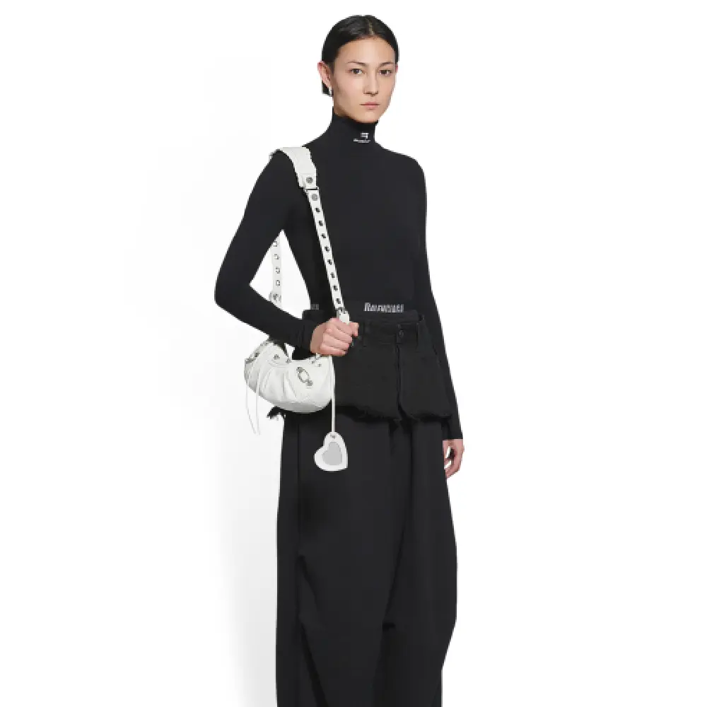 

Сумка BALENCIAGA Le Cagole XS shoulder, белый