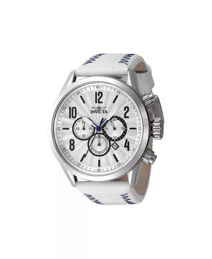 

Мужские часы 46558 Bolt Quartz Chronograph с серебристым циферблатом Invicta, серебряный