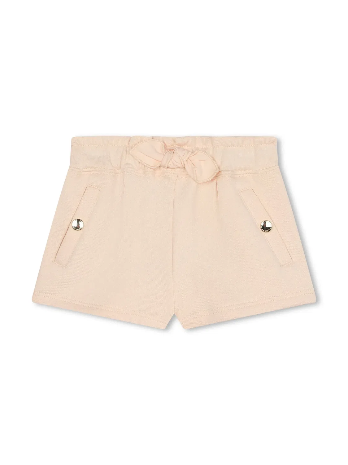 Шорты из органического хлопка с логотипом Chloé, нейтральные