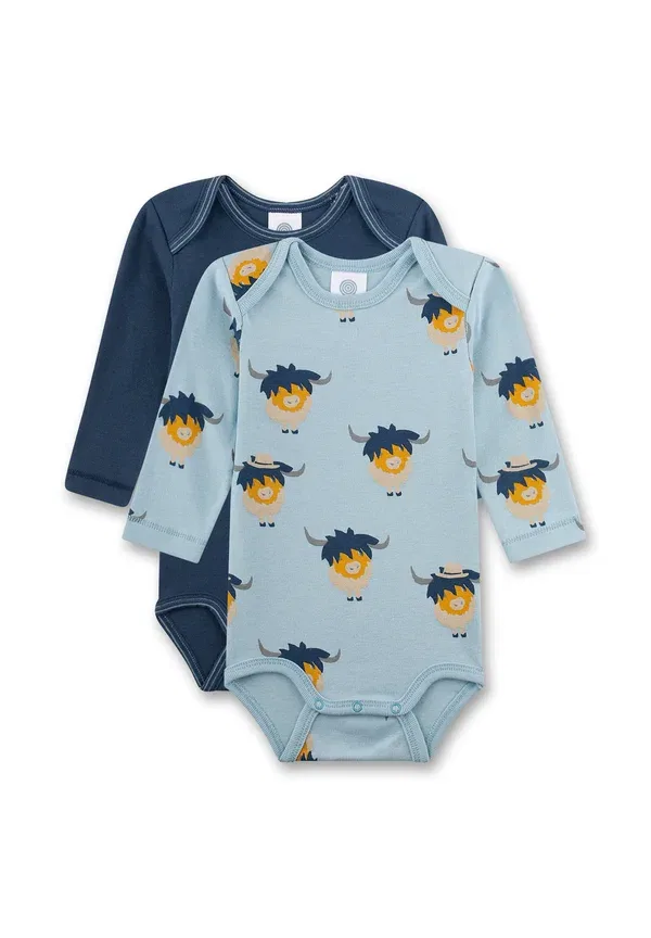 Боди с принтом Langarm (doppelpack) buffel - body Sanetta, синий
