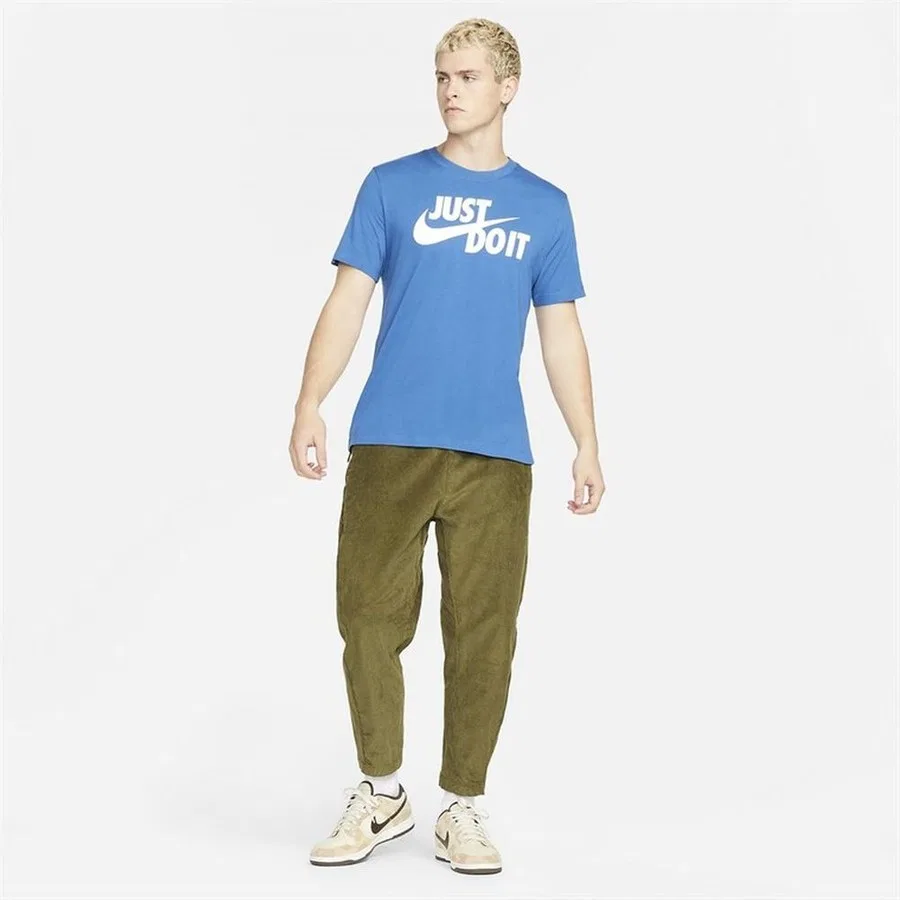 Футболка с принтом Just Do It Nike, Синий — фото 4