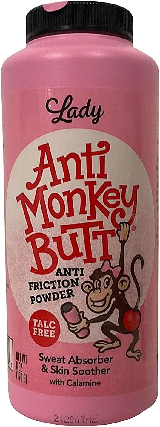 Тальк для тела Lady Anti Monkey Butt, 2 шт, 454 г Anti-Monkey Butt
